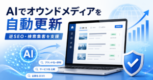 AIでオウンドメディアを自動更新し、逆SEOと検索集客を支援する記事自動化システム